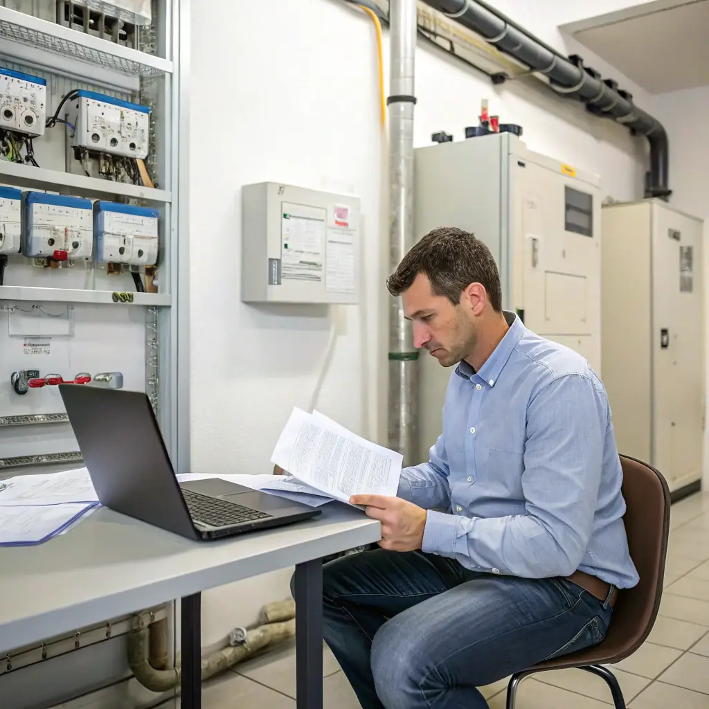 A person submitting a project request form online.