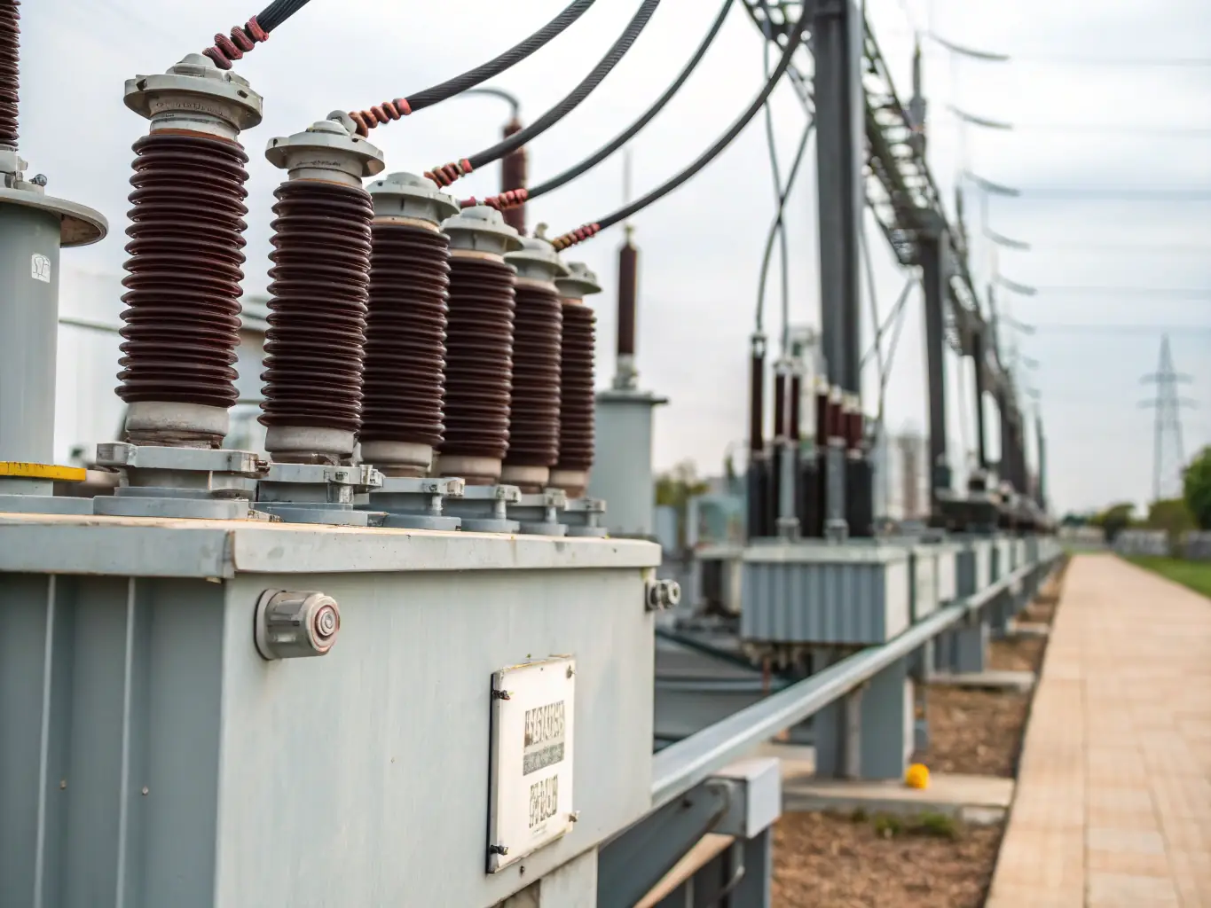 An image showcasing neatly organized and professionally installed security cabling within a manufacturing facility, highlighting the importance of proper cable management for system reliability.