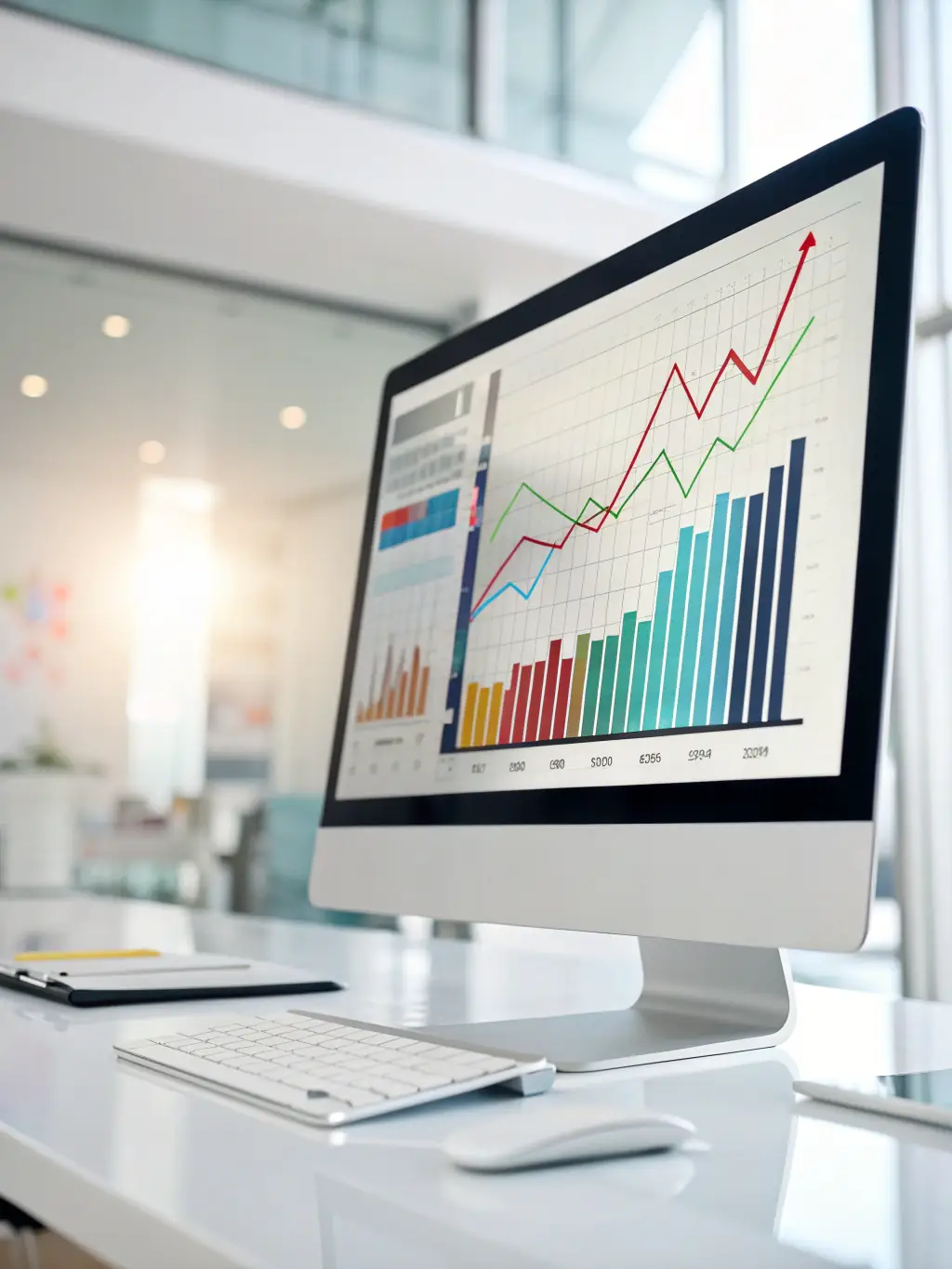 A graph showing consistent monthly payments, illustrating the predictability and ease of budgeting with financing.